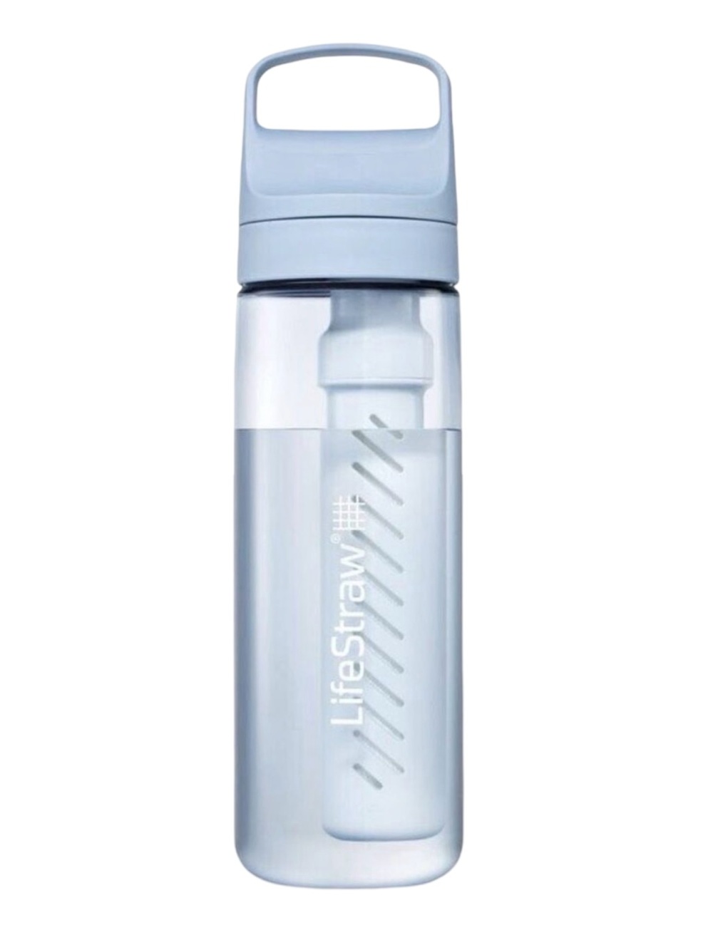 LifeStraw Go Series Water Bottle With Filter - 22 oz / 650 ml - Icelandic Blue
